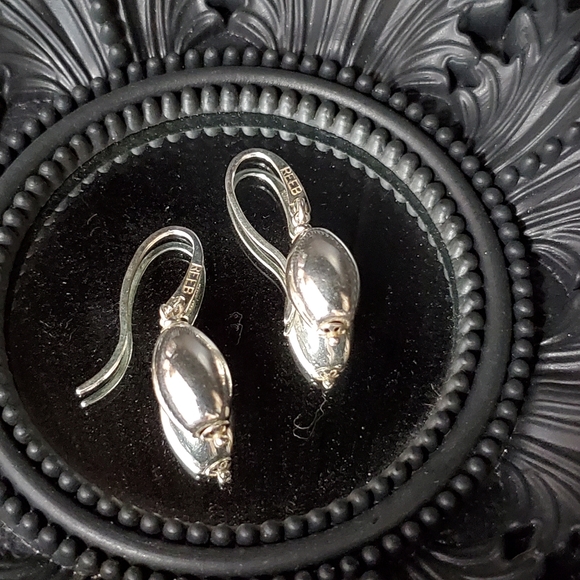 REEB Italian Sterling Drop Earrings - Picture 6 of 10